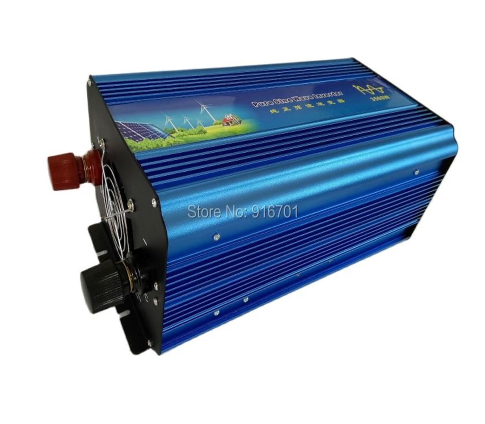 Moc 7000 W, 3500 W, DC 12 V/24 V, 36 V, 48 V, AC 110 V/220 V, 50 Hz, 60 Hz, cyfrowy wyświetlacz falownika sinusoidalnego (50 Hz, 24 V-220-240 V)