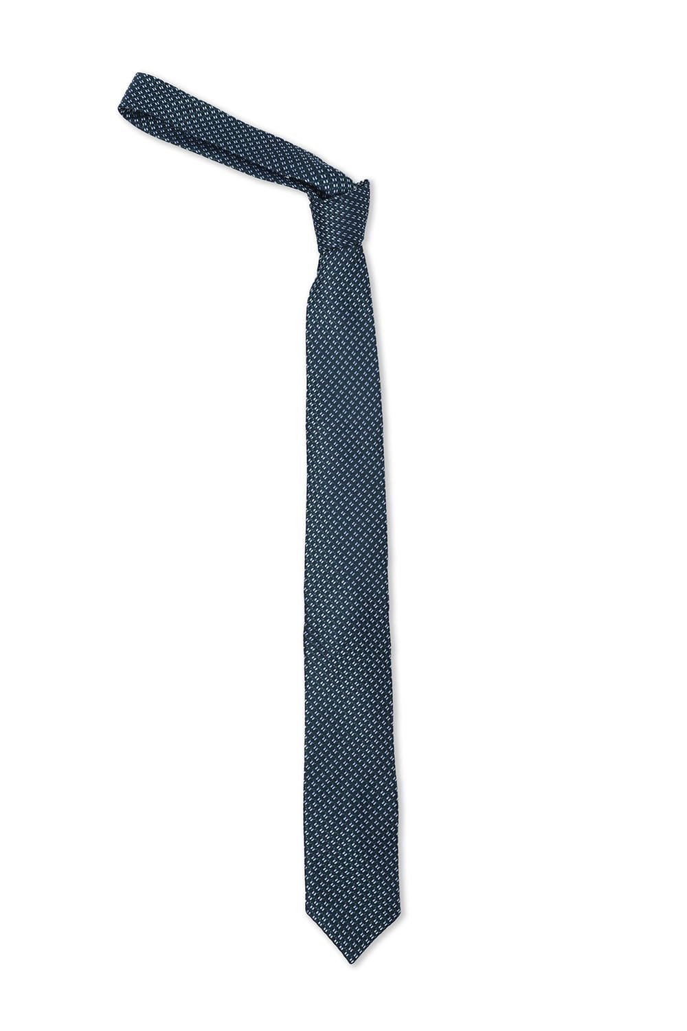 allen solly Men Navy Embroidered Formal Ties-picture-35