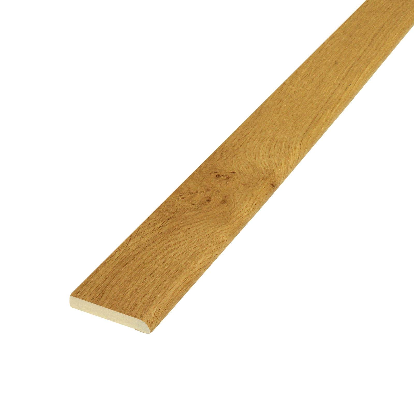 Pencil Round uPVC Architrave Trim (5m) - 45mm, Irish Oak
