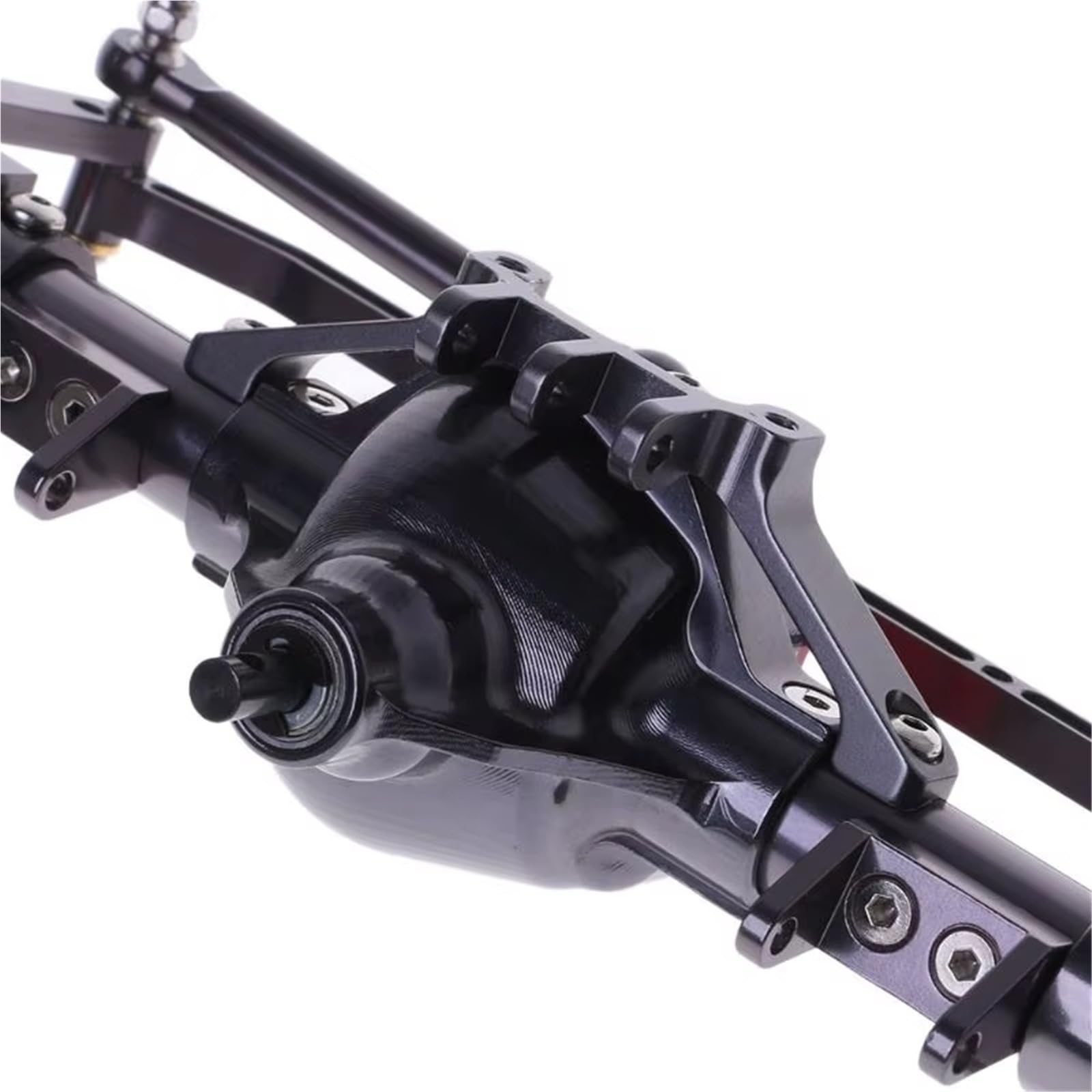 Eje Trasero de Coche RC para Axial para SCX10 1:10 RC para Coche para Rock Crawler, Piezas De Mejora Eje Delantero Y Trasero Metal, Accesorios(Front)