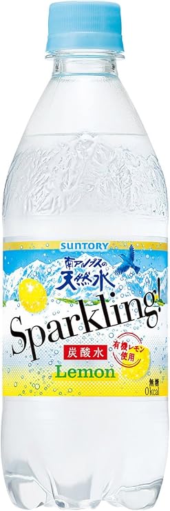 Amazon 炭酸水 サントリー 南アルプスの天然水 スパークリングレモン 500ml 24本 天然水 炭酸水 通販