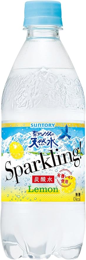 Amazon 炭酸水 サントリー 南アルプスの天然水 スパークリングレモン 500ml 24本 天然水 炭酸水 通販