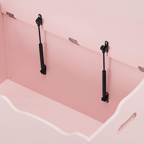 Miniatura 23 de Amazon Basics - Caja de juguetes de madera, color gris Gris,Rosa,Blanco,https://www.amazon.com/dp/undefined