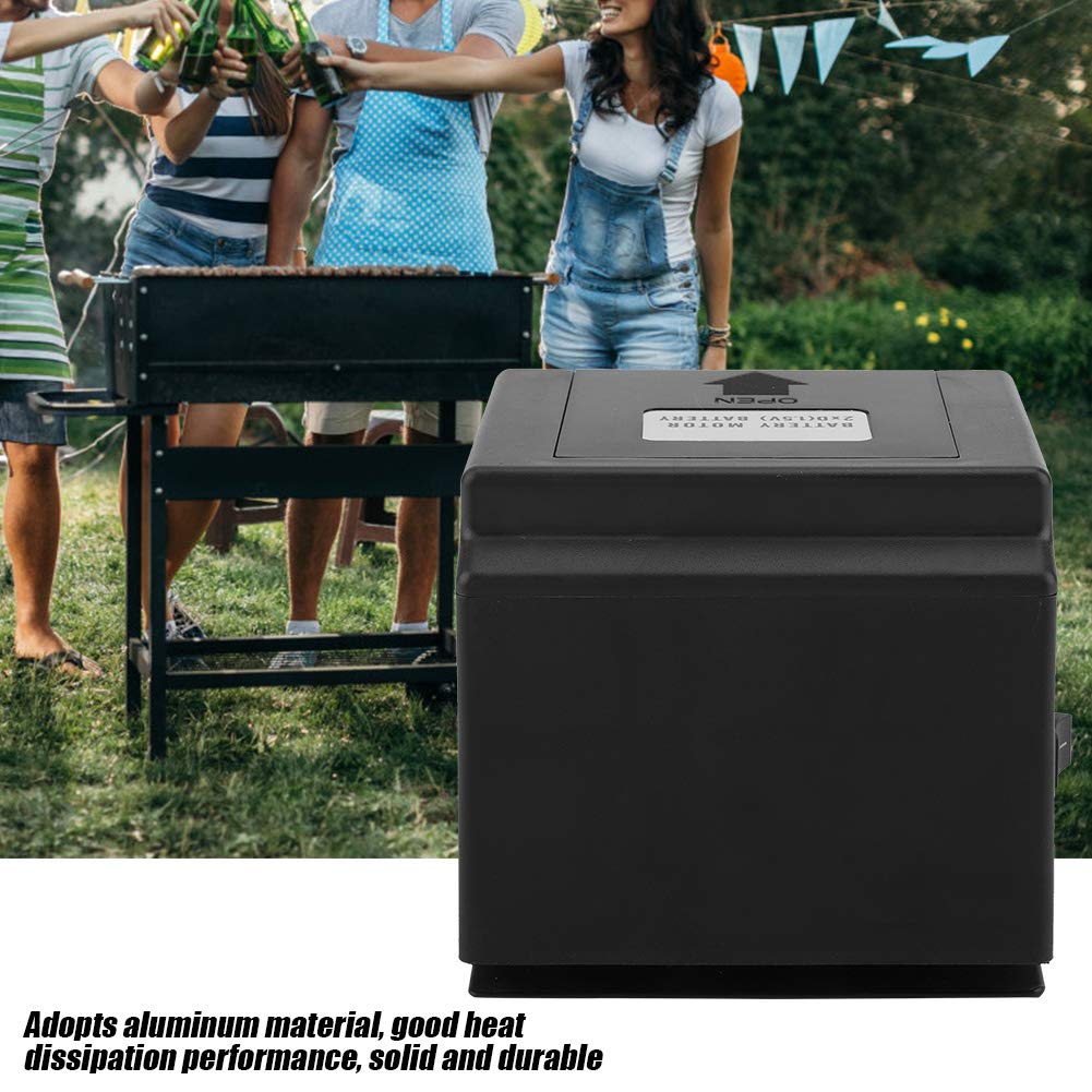 TOPINCN Barbecue Motore Solid Resistente Risparmio energetico Arrosto Girarrosto Grill Girarrosto Strumento BBQ Accessori da Picnic Batteria DC 3V