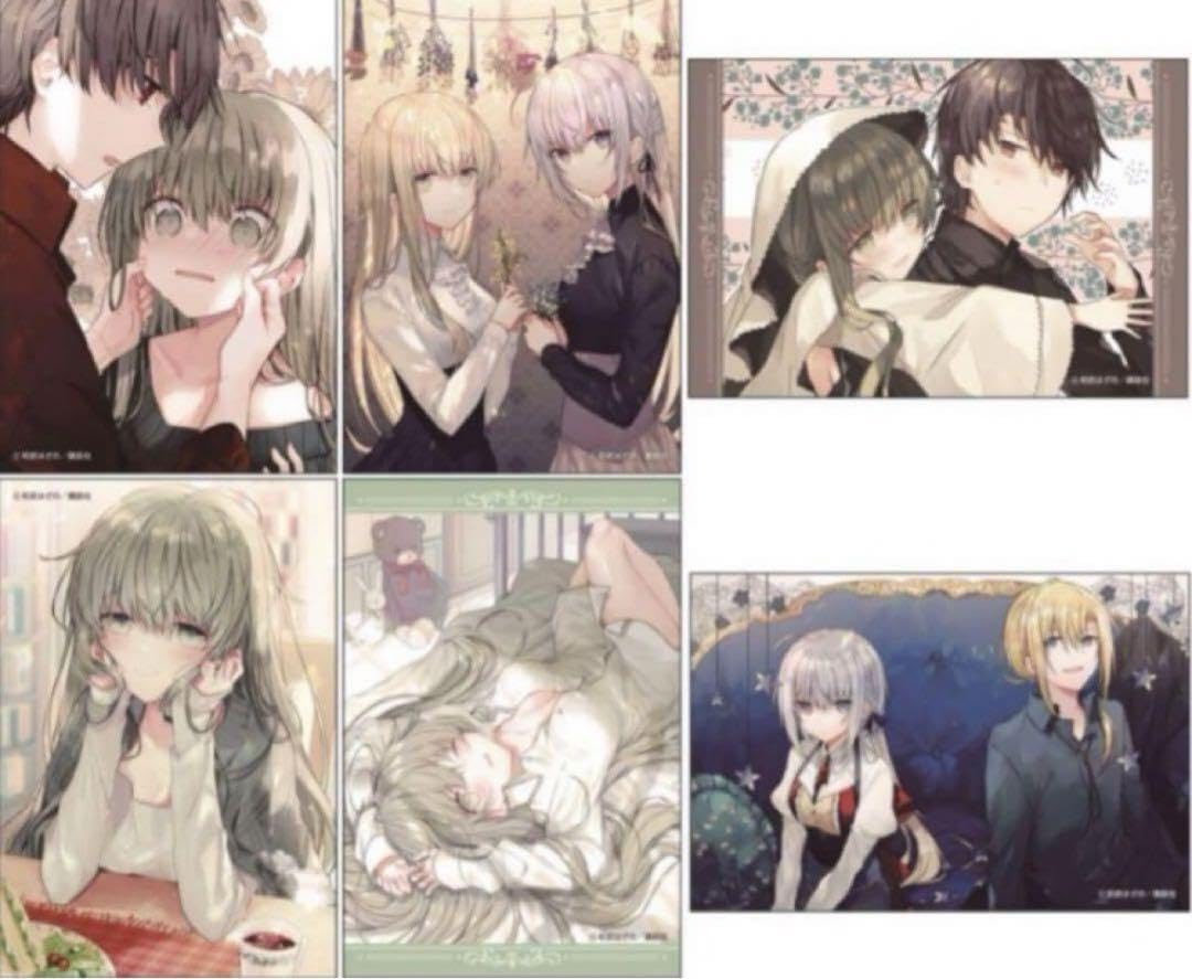 白聖女と黒牧師　ポストカードセット 複製原画展事後受注】「白聖女と黒牧師」ポストカードセット【6