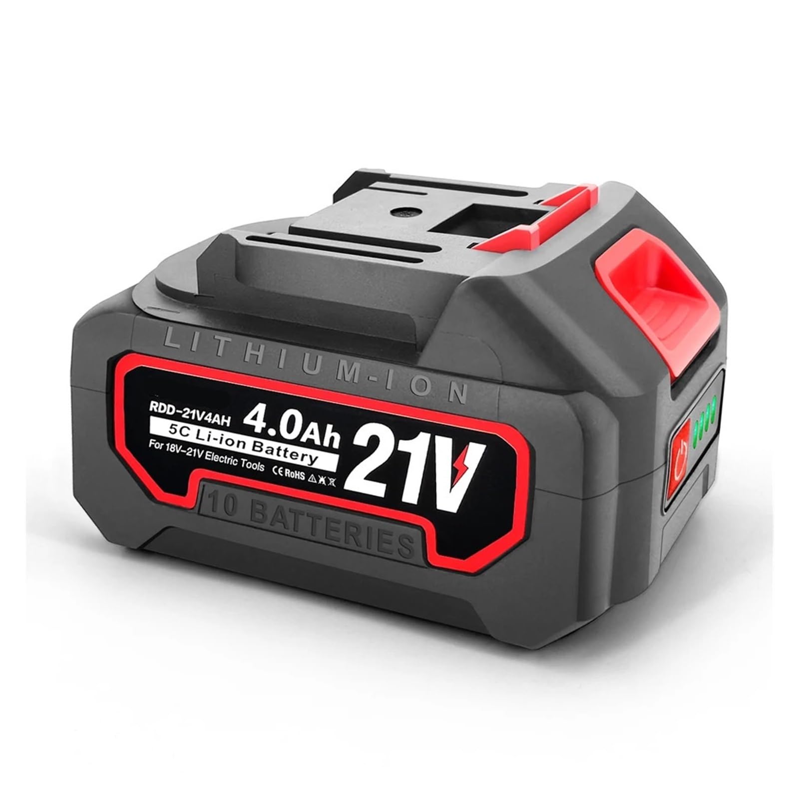 Batteria Ricaricabile Agli Ioni Di Litio Da 18 V Batteria Agli Ioni Di Litio Da 6,0 Ah 4,0 Ah 2,0 Ah Con Spina, Compatibile Con Makita, Batterie Di Ricambio For Utensili Elettrici(1PC 4000mAh)