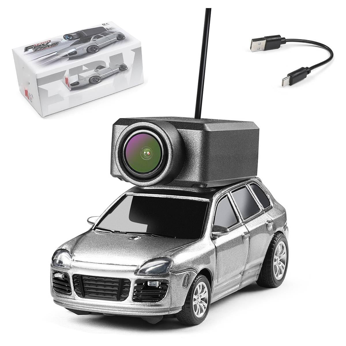 WLtoys FPV RCカー 1/64スケール Wltoys 6401-C 1/64 FPV Mini RC Car&Runway Mats 2.4GHz First
