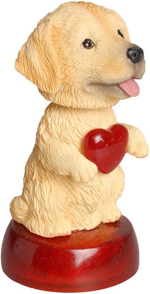Calendar Club Golden Retriever LED Bobble Head, Golden Retriever