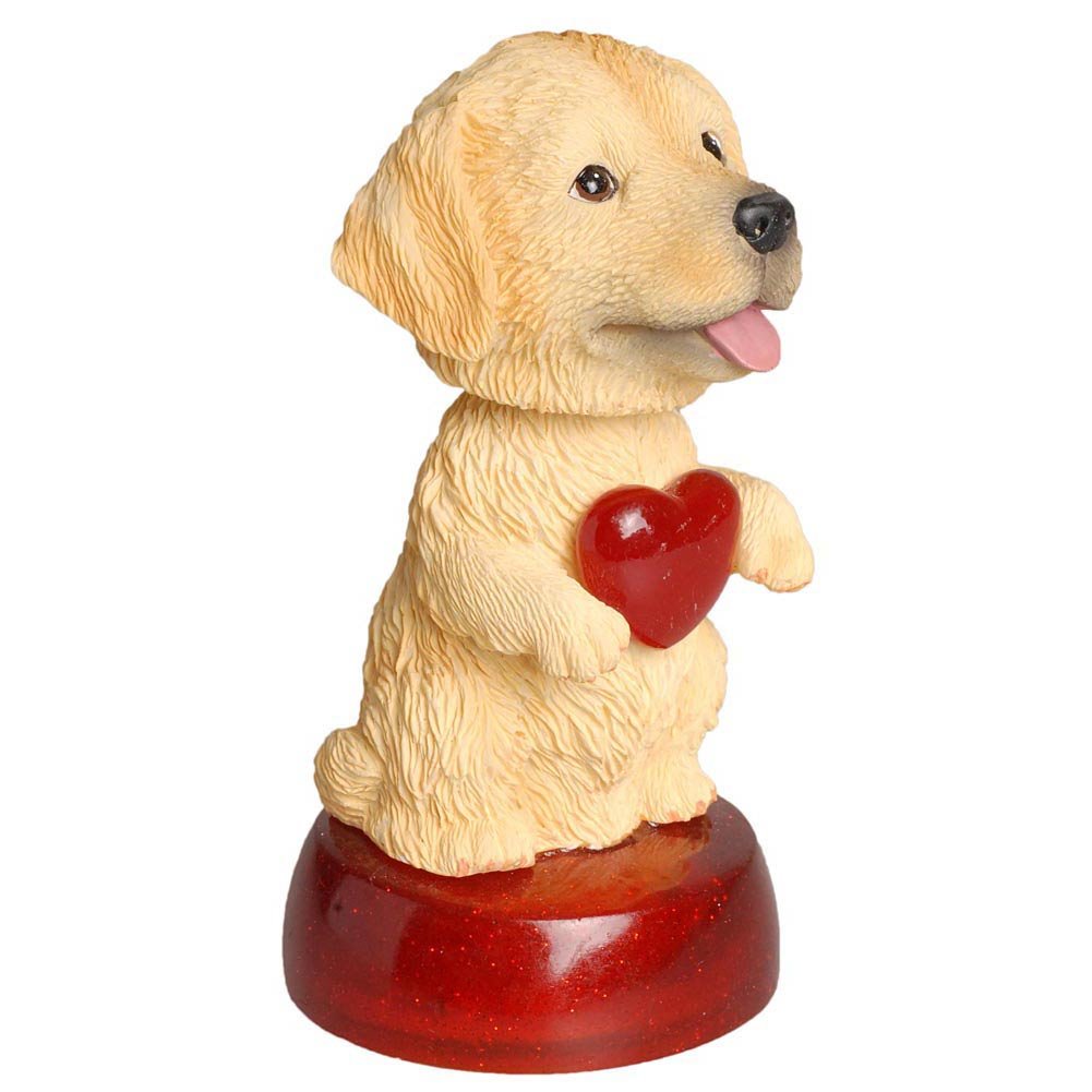 Calendar Club Golden Retriever LED Bobble Head, Golden Retriever