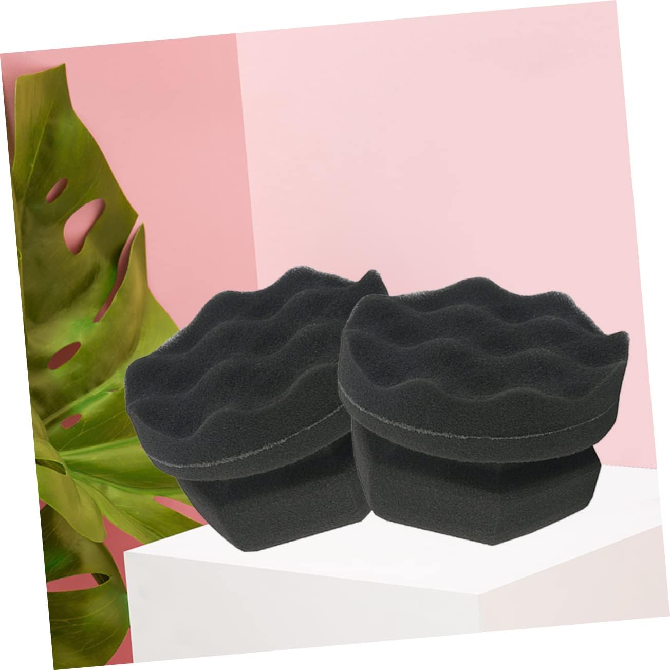 CALLARON 6pcs Car Tire Waxing Sponge Wave Pattern for Comfortable to Hold Versatile for Car Interior and Dashboard Cleaning