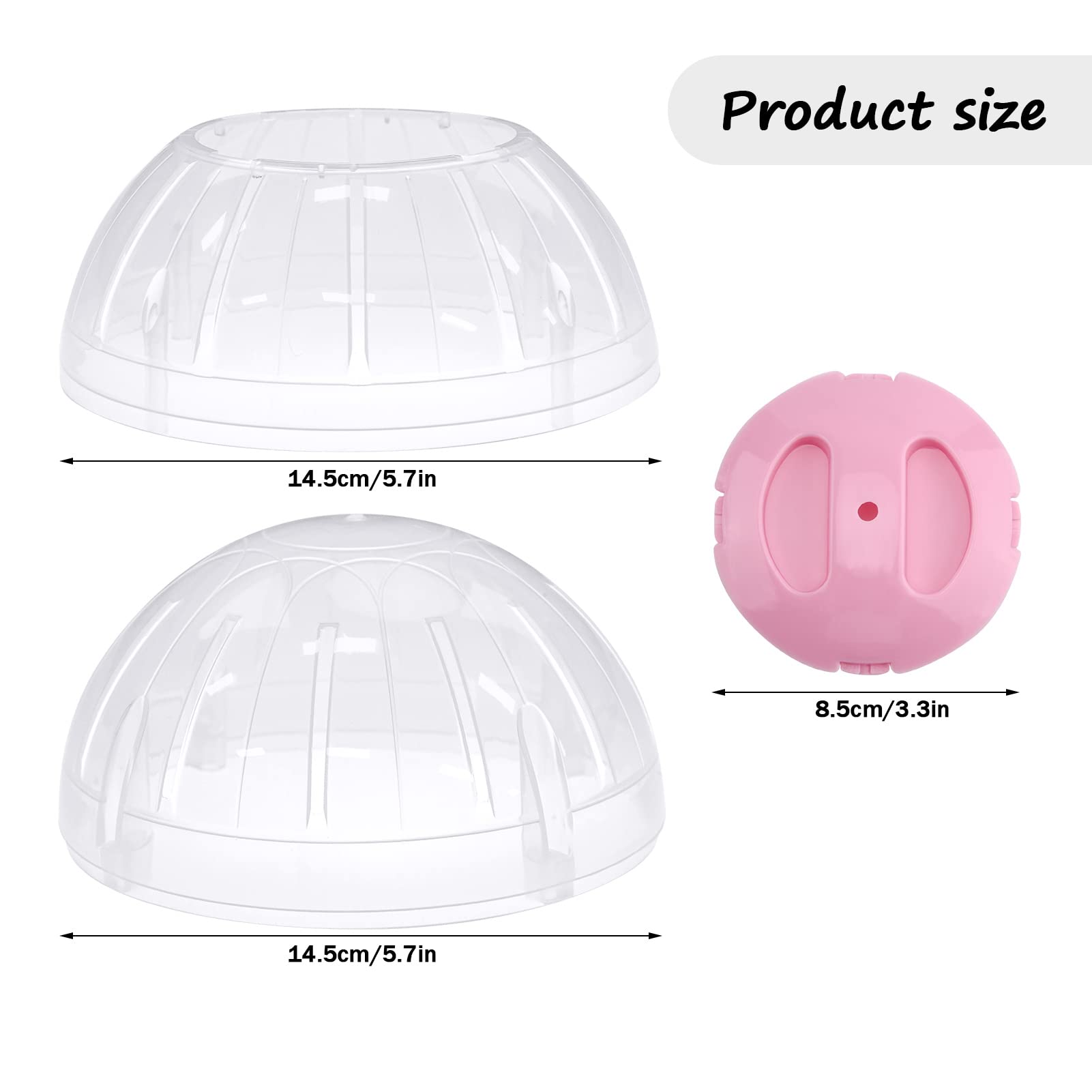 View of Snapklik.com : Hamster Exercise Ball, 5.7 Inch Transparent Running ...