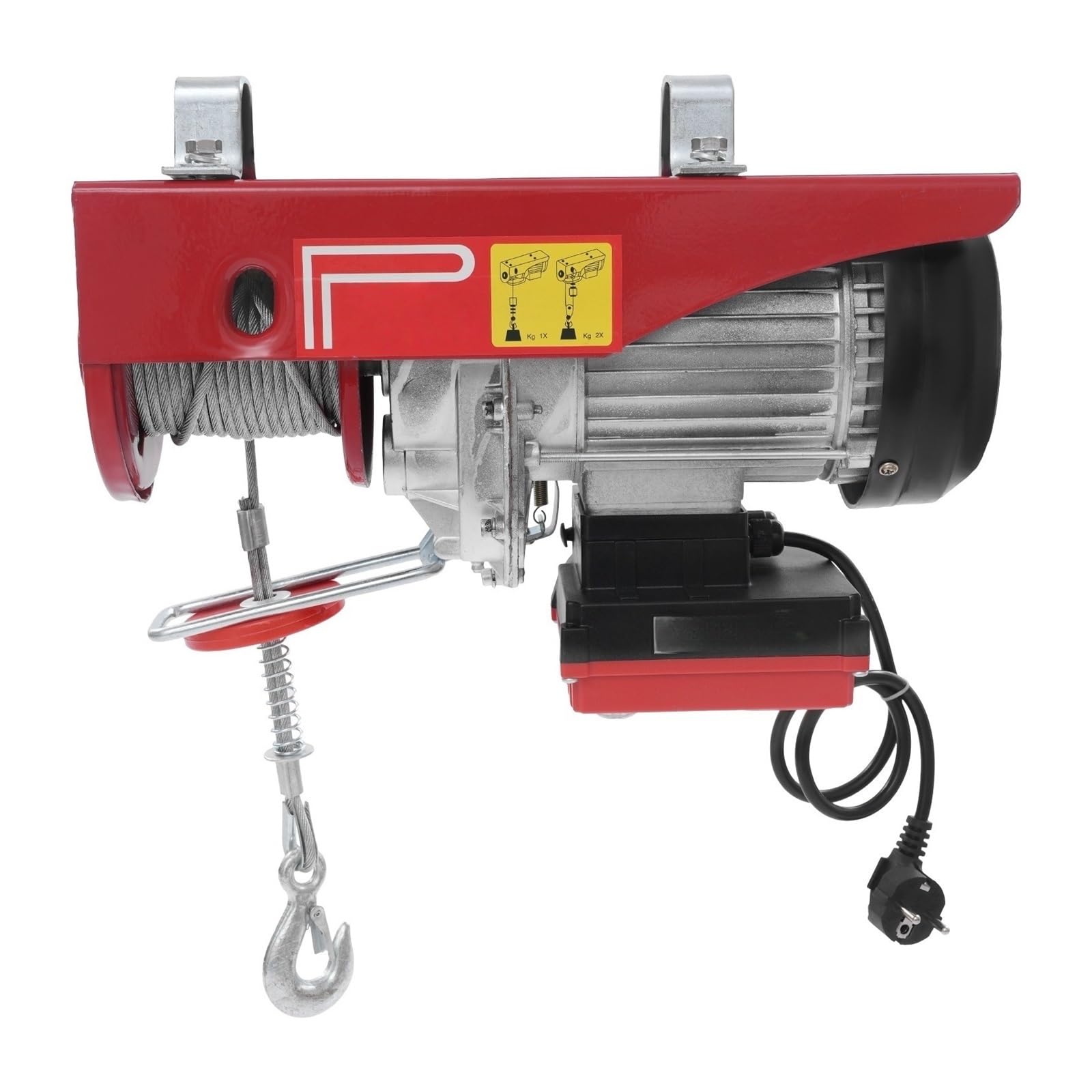 Polipasto Eléctrico De 220 V, 1450 W, Capacidad Máxima Elevación 1763,7 Libras, Control Remoto Inalámbrico (80 M) Cabrestante Elevador Polipasto