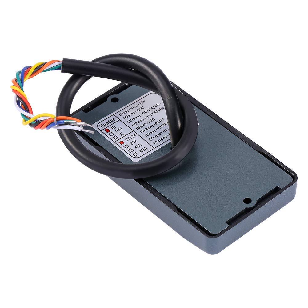 Lector impermeable de Control de acceso de la tarjeta de identificación RFID EM 125KHz Wiegand 26