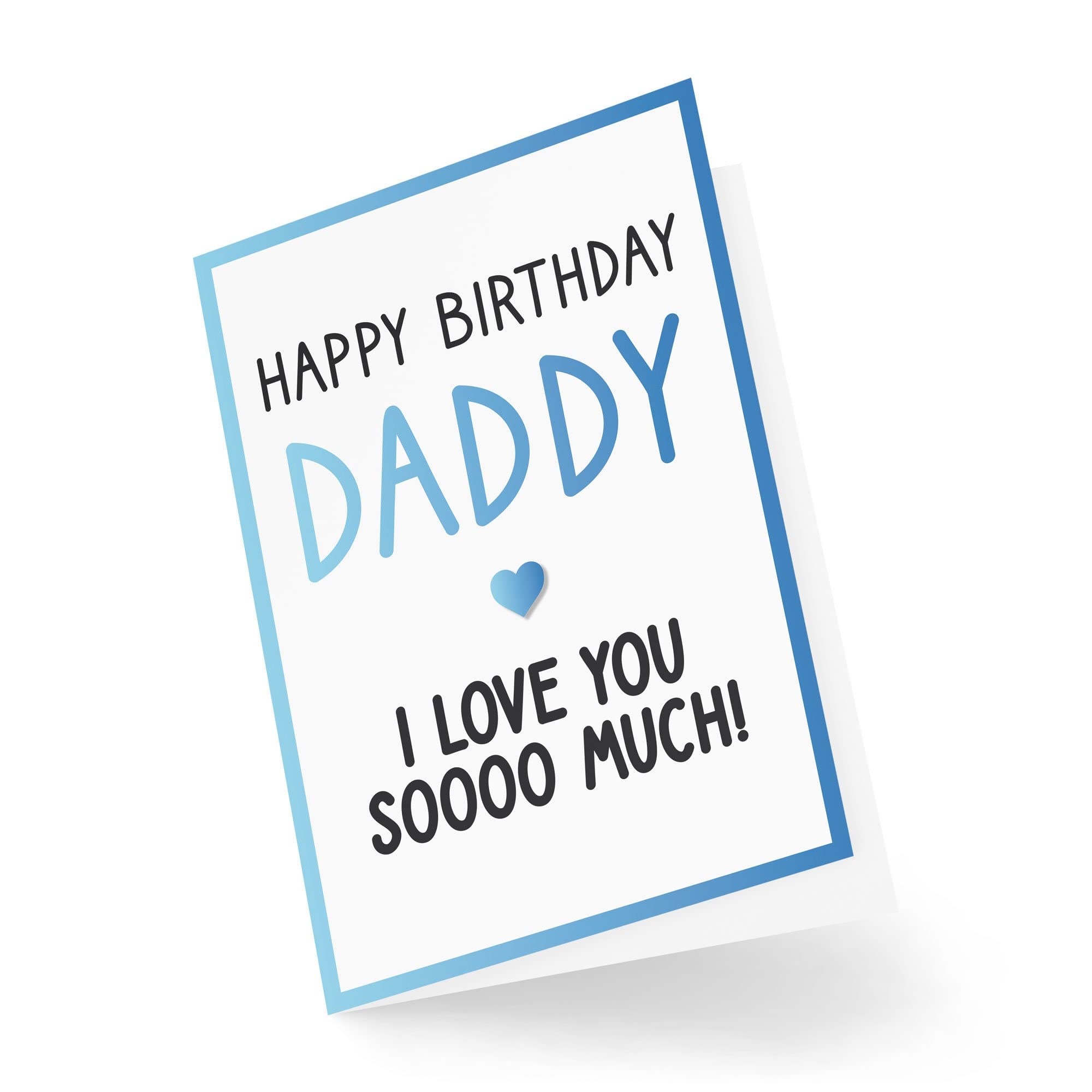 Biglietto Hunts England Per 40° Compleanno Di Papà 'To The Best Daddy In The World' 148x148mm
