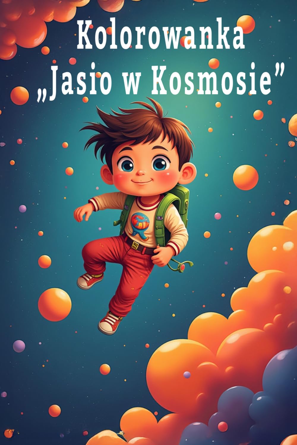 Kolorowanka "Jasio w Kosmosie" (Jasio i jego przygody)