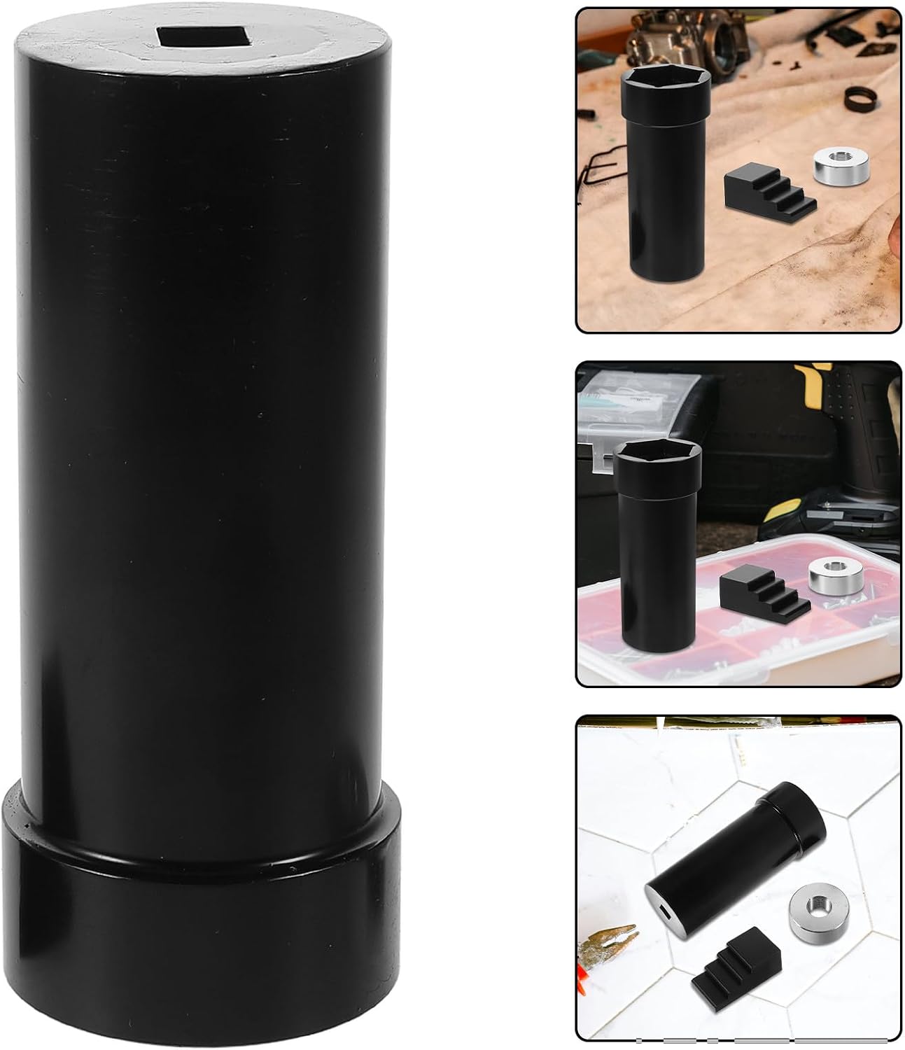 Mainshaft Pulley Lock Nut Wrench Socket Tool for Motorcycle 1-7/8" Sprocket Locking Primary Drive Twin Mainshaft Pulley Adjustment Tool