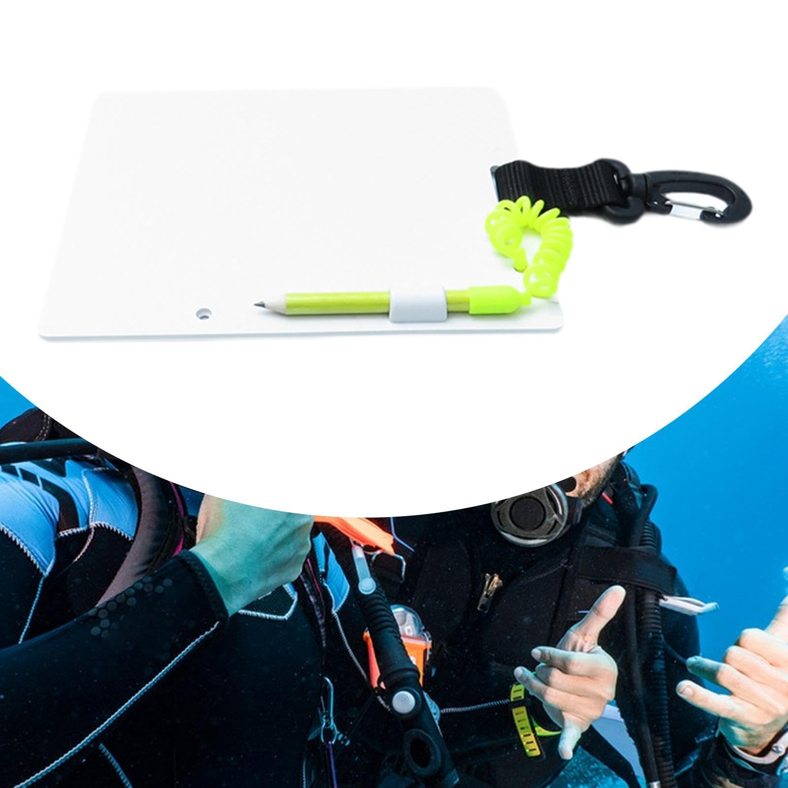 QSTDGVPW Dive Writing Writing Board Handwriting Plate Notebook for Diving Teaching Water Sports