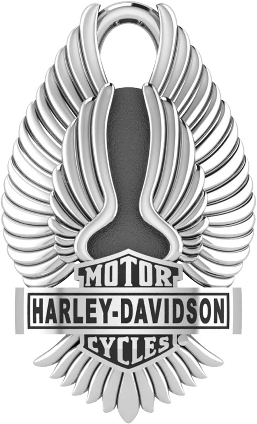 Harley-DavidsonEagle Wings Bar & Shield Motorcycle Ride Bell - Silver Finish