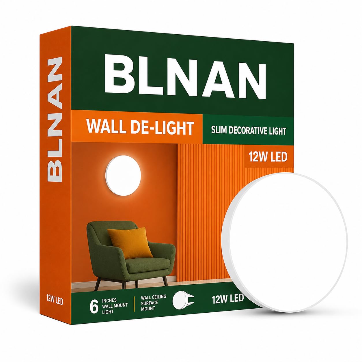 BLNAN Motion Sensor Light for Home Rechargeable LED, PIR Motion Sensor Night Light Wireless, Auto On/Off Closet Wardrobe Cabinet Light, Magnetic Stick-On Indoor Lighting for Stairs Kitchen Hallway-image-24