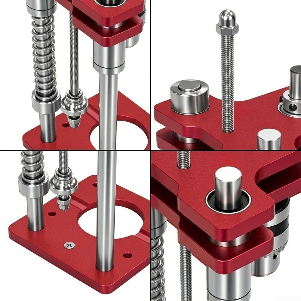 Soporte de taladro vertical Guía portátil de aleación para madera (estilo