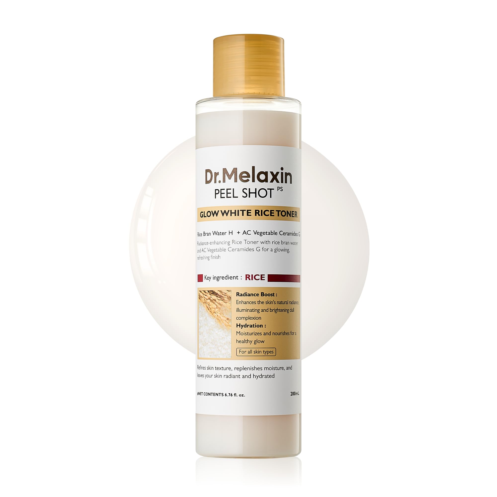 Dr.Melaxin Peel Shot Glow Rice Toner