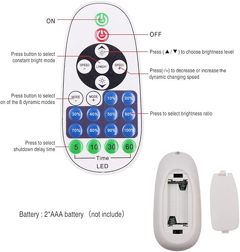 Miniatura 9 de Xunata Luz LED de neón, regulable CA 110-120V flexible luces de neón LED, 3500K blanco cálido 120 LEDsM, 40 pies39.4 ft impermeable 2835 SMD LED