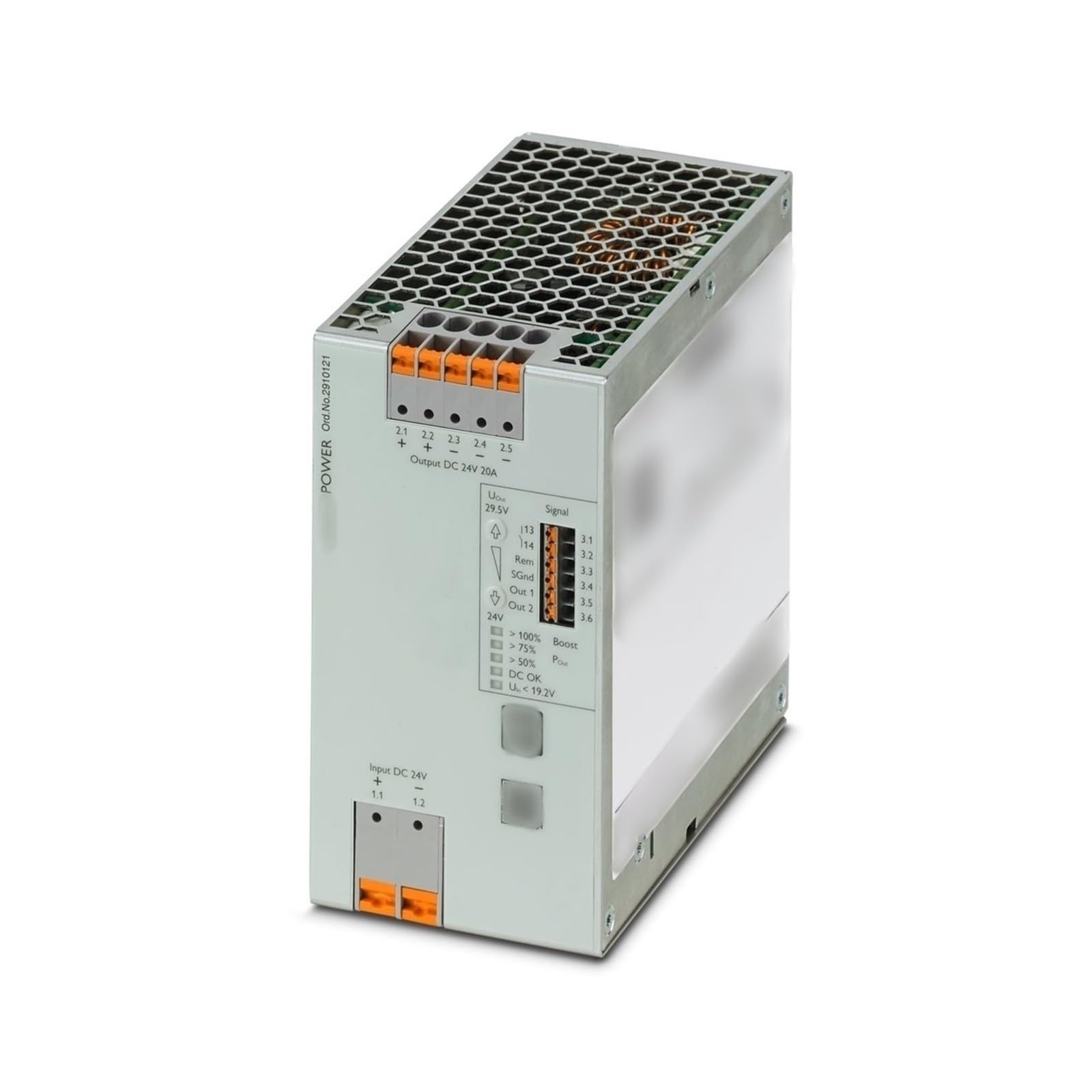 DC/DC-Wandler 2910121 Eingang 24 V DC Ausgang 24 V DC / 20 A