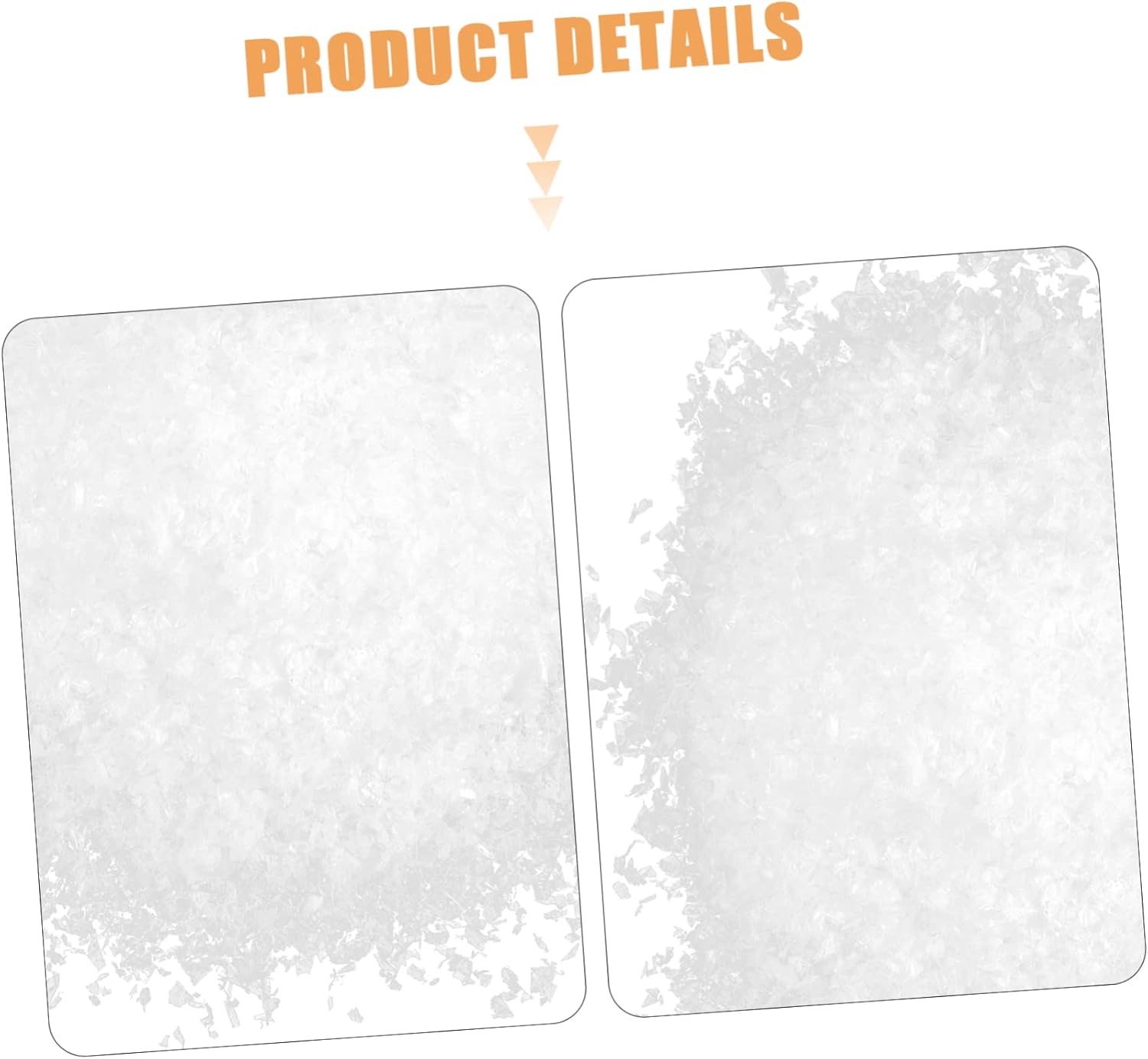 STOBAZA 2pcs Realistic Artificial Snowflakes Decorations Fake Snowflakes for Festival Decor