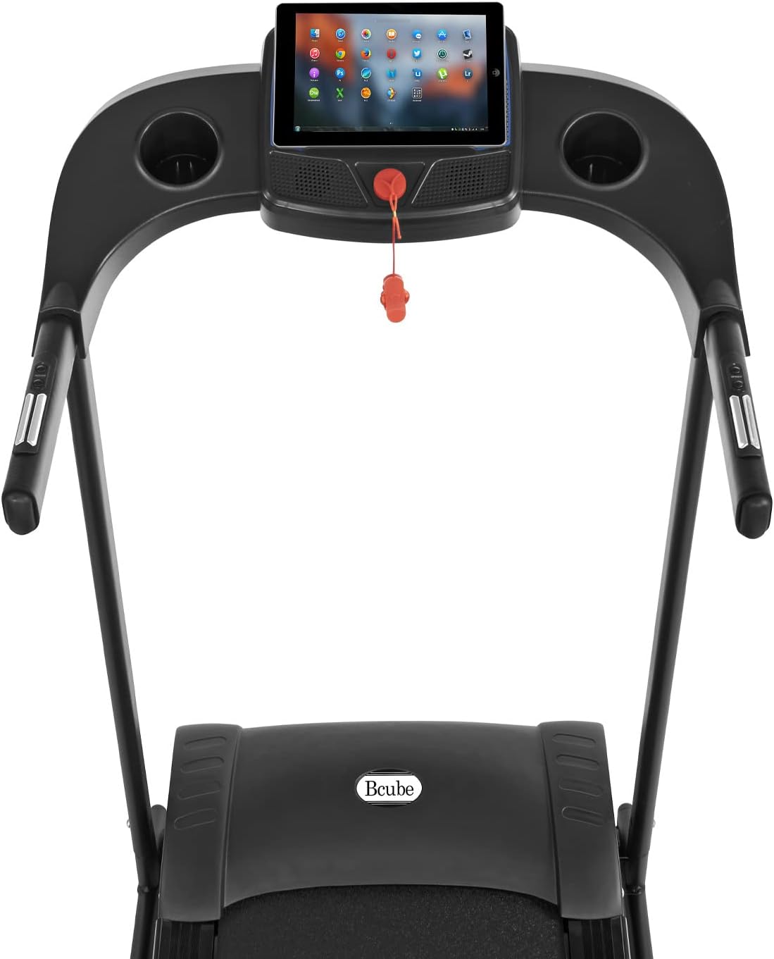Bcube Race 300 Treadmill console with tablet holder
