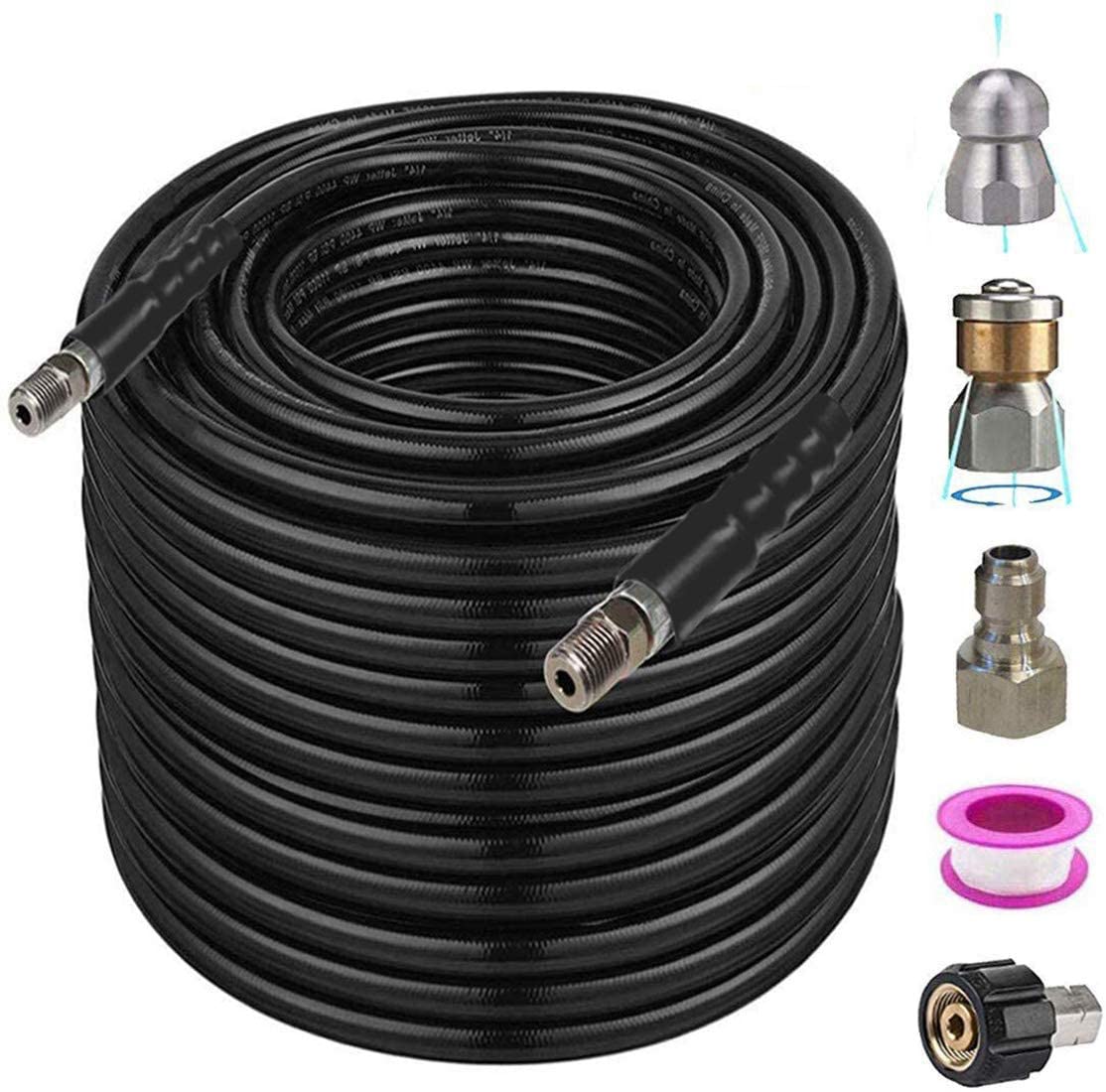 Amazon.com: Buyplus Sewer Jetter Kit 