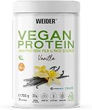 Weider Vegan Protein 750 g — 23 g proteína por dosis