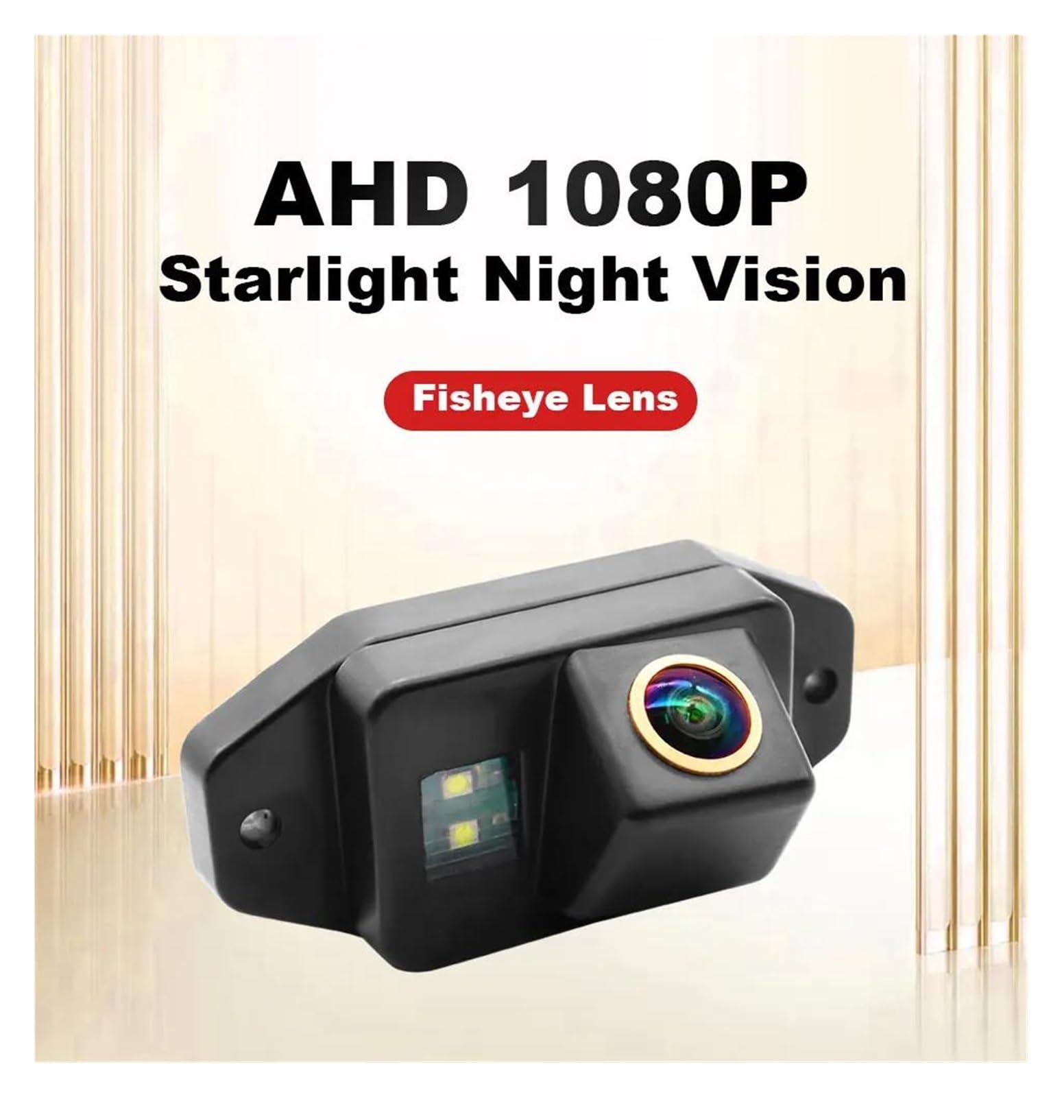 Cámara Visión Trasera con Luz Matrícula Coche Nocturna para Toyota para Prado para Land para Cruiser 120 2007-2011 La Cámara Aparcamiento