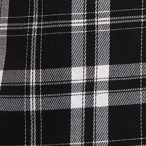 Image of Parx Men's Pure Cotton Checks Pattern Slim Fit Semi Cutaway Collar Full Sleeve Casual Shirt