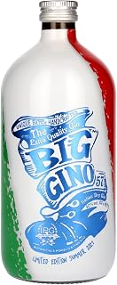 Big Gino - Gin Da 1l Limited Edition Europei 2021- Gin Dolce Profumato Con Note Di Ginepro, Pomelo E Bacche Di Pimento. Ottimo Gin Per Cocktail Esotici, Pestati E Ricchi Di Frutta.