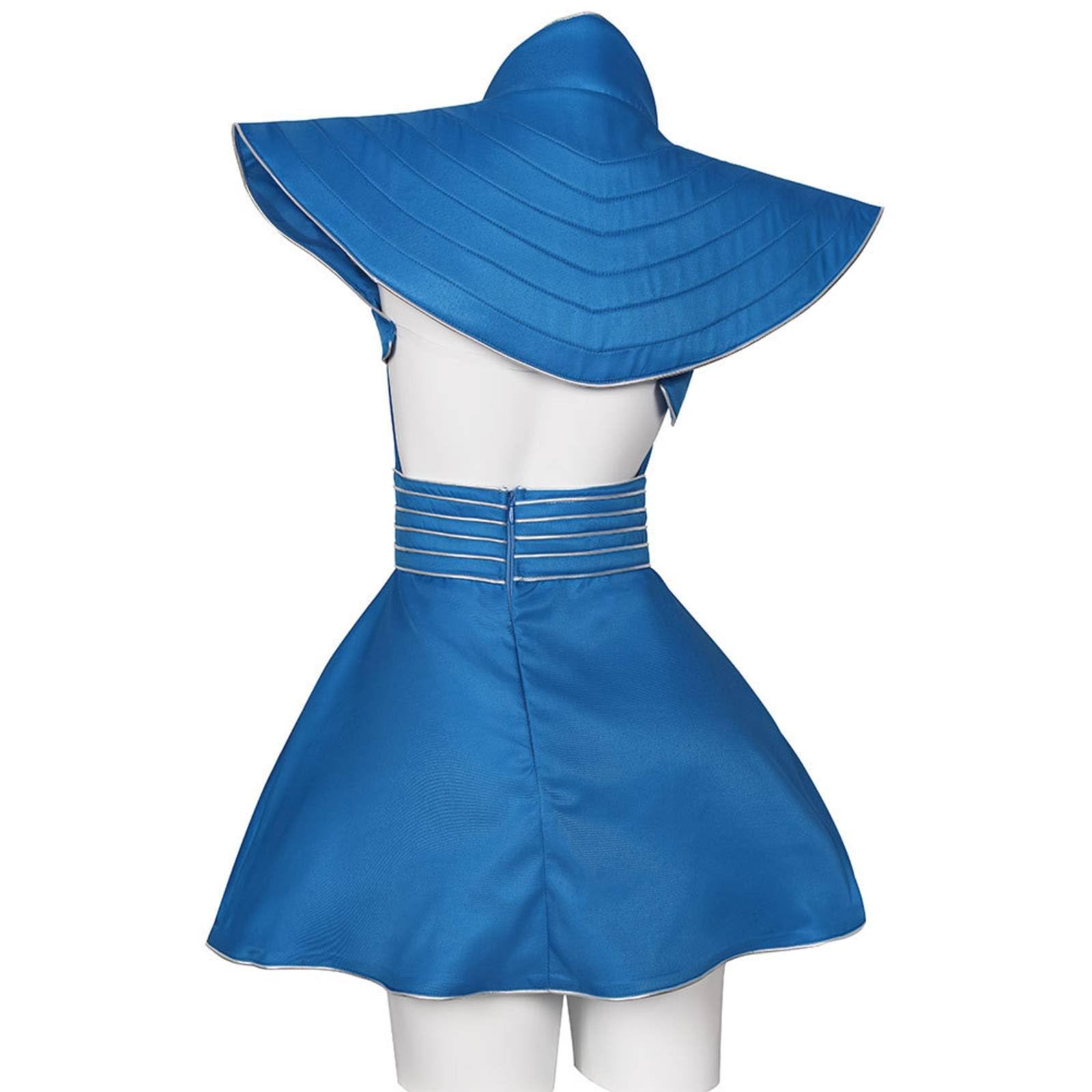 Vestido Disfraz Mujer Cosplay Uniforme de Aviación Completo de con Gorro y Detalles Distintivos de Uniforme Adecuado para Presentaciones Teatrales Fiestas Halloween