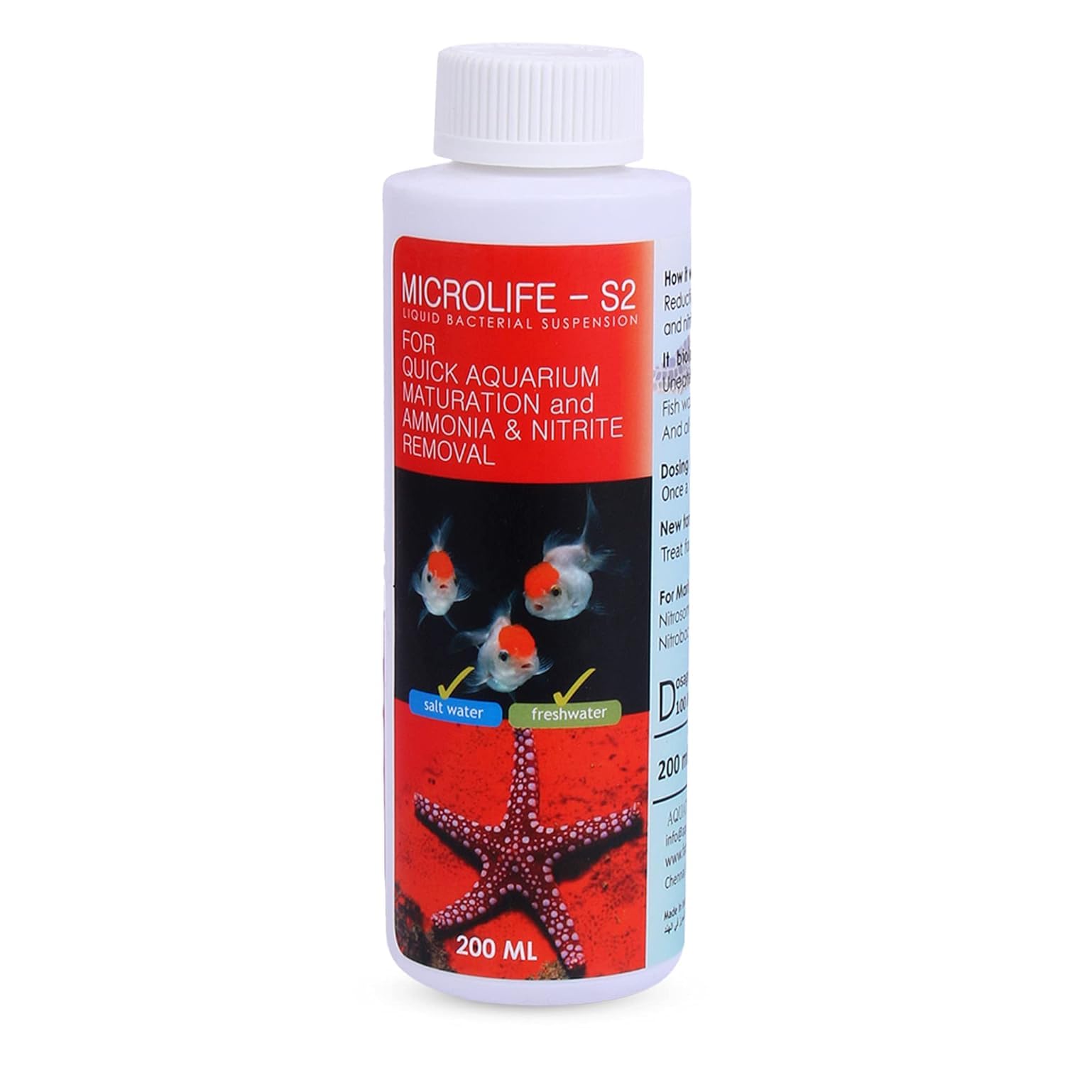 Aquatic Remedies Microlife-S2 (for Ammonia & Nitrite Removal 200ml (B0CCVC44P5) Amazon Price History, Amazon Price Tracker