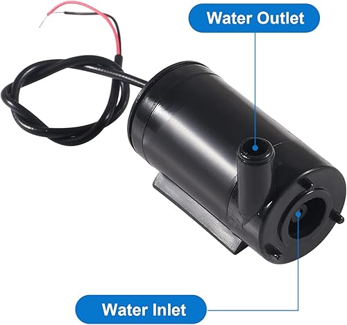 Miniatura 4 de Mini bomba de agua DC 3V 5V Motor bomba micro sumergible sistema de circulación de agua para acuarios, pecera, estanque, fuente hidropónica jardín,