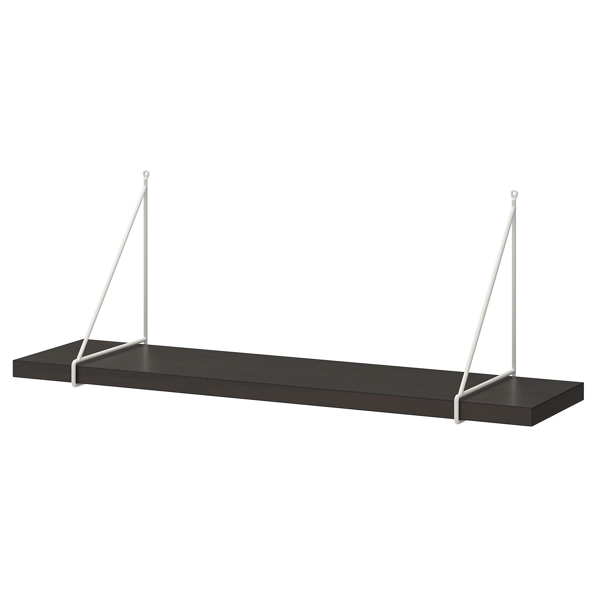 Étagère murale 80 cm PERSHULT BERGSHULT marron-noir pour livre