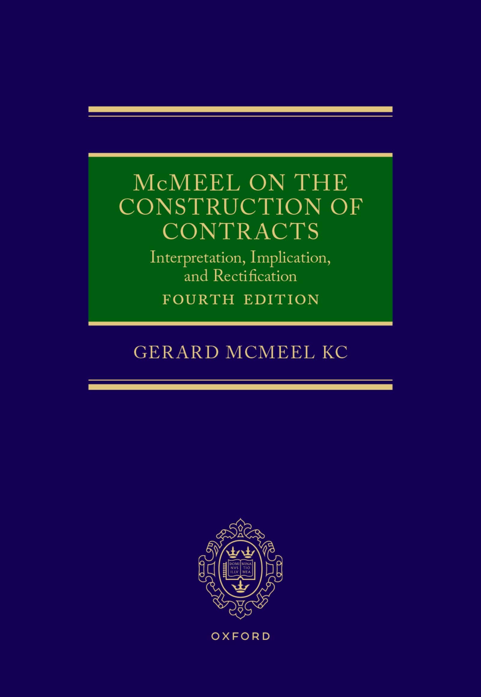 McMeel on the Construction of Contracts