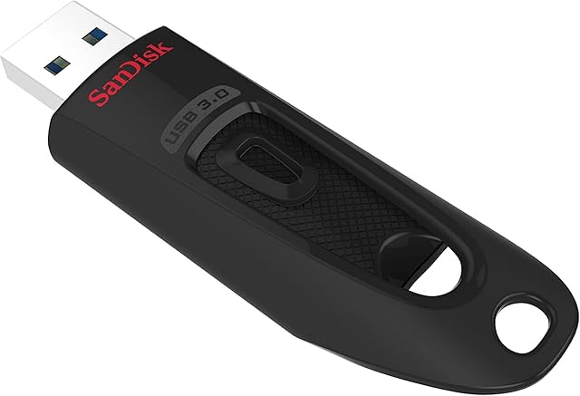 SanDisk Ultra 32 GB USB Flash Drive USB 3.0 Up to 130 MB/s Read, Black