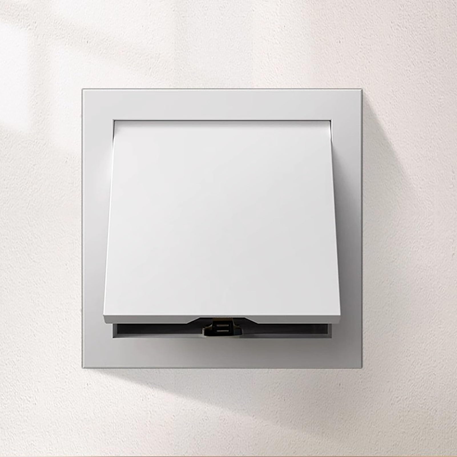 Trampilla Pladur 300x600mm Panel de Acceso con Pestillo Tapa de Orificio de Pared Blanca de Servicio