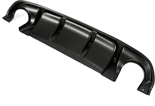 Miniatura 8 de KUAFU Difusor trasero compatible con Infiniti Q50 2014-2017, difusor de parachoques trasero, cubierta de labio, kit divisor de alerón de plástico