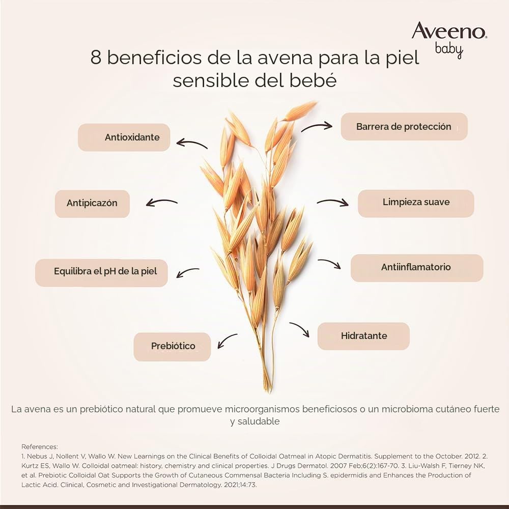 Aveeno Dermexa Daily Emollient Cream (200 ml), crema emoliente de uso diario, crema hidratante facial para piel atópica, loción corporal para pieles propensas a eczemas (Paquete de 2)