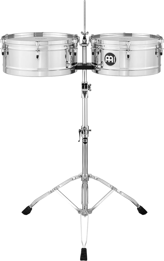 Amazon.com: Meinl Percussion Meinl Marathon Series Timbales with Amazon.com: Meinl Percussion Meinl Marathon Series Timbales with
