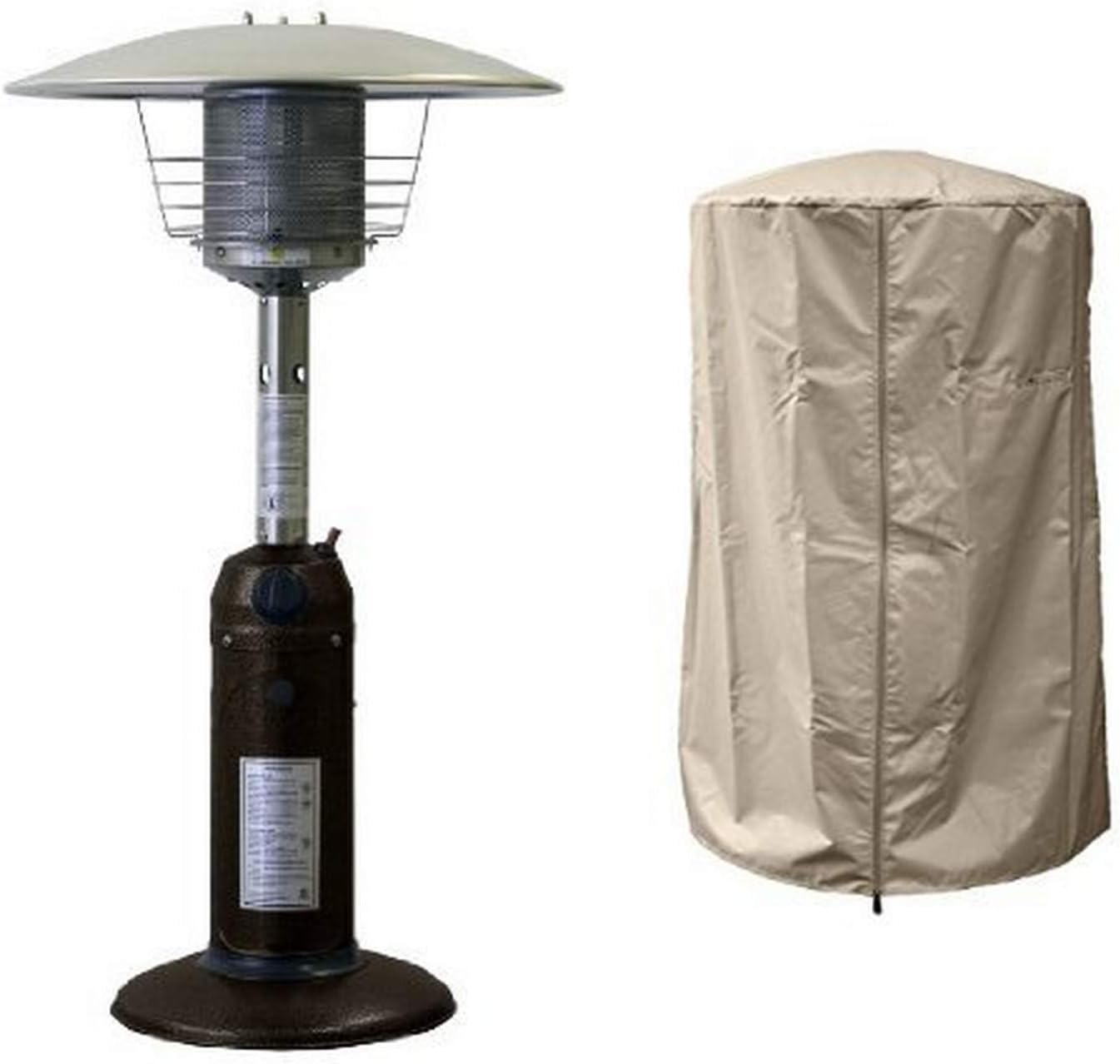 AZ Patio Bronze Gold Portable Table Top Patio Heater