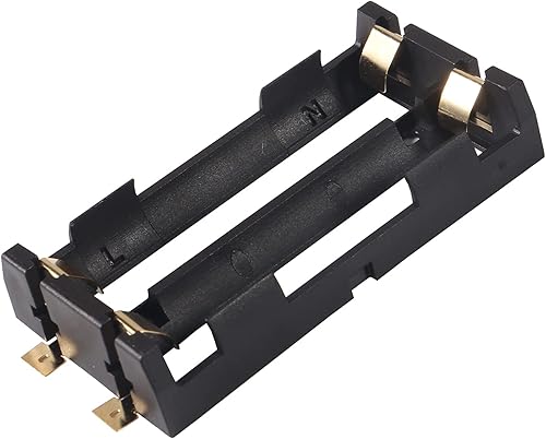 Miniatura 5 de 5pcs 2X 18650 Series Batteries Holder 2 Slot 3.7V SMD SMT Batteries Case Storage Box with Bronze Pins