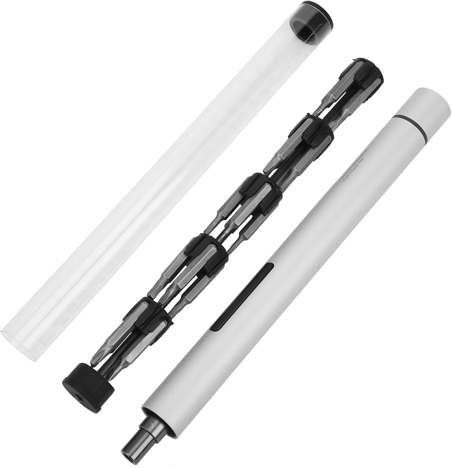 Electric Screwdriver Portable Compact Dual Power Drive Manual and Electric Operation for DIY Disassembly Repair Mobile Phones Tablets Glasses Cameras Alloy Steel Silver 20 Bits