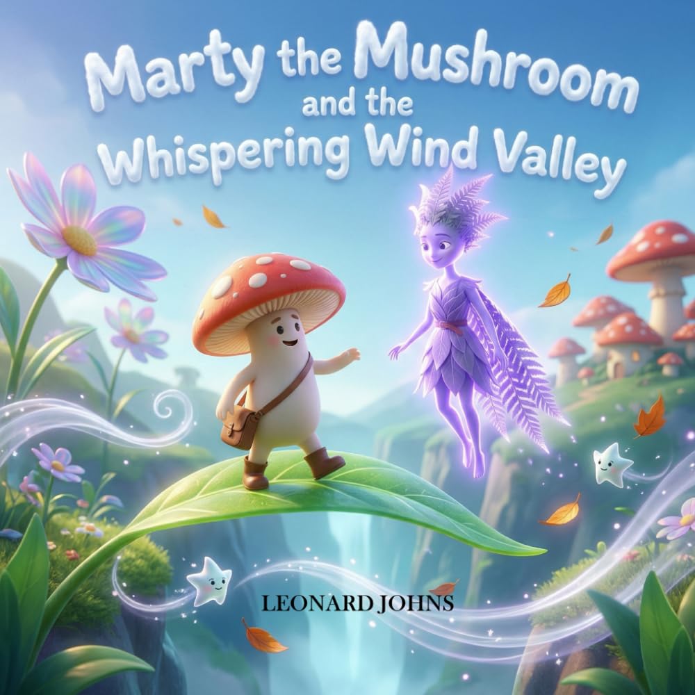 Marty the Mushroom and the Whispering Wind Valley: A Whistling Mystery of Courage and Harmony: A Follow Along Fantasy Adventure for Kids with Logic ... Ages 4-8 (Marty the Mushroom Series of Books)