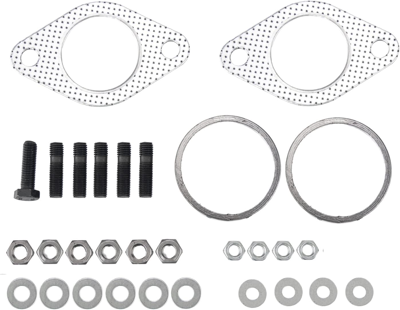 KAX Catalytic Converter Fit for 2009-2017 Traverse,2007-2016 Acadia,2008-2017 Enclave,2007-2010 Outlook,2017 Acadia Limited，Front 644035 Stainless Steel High Performance 2pcs (EPA Compliant)