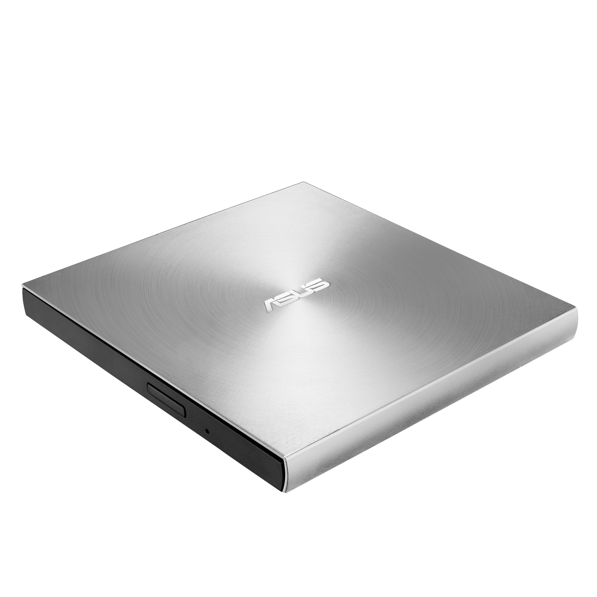 ASUS Masterizzatore Esterno ZenDrive U8M (SDRW-08U8M-U/SIL), Lettore Ultra Slim 8x, CD/DVD, Supporto M-Disc, USB, compatibile Con Windows e Mac OS, Argento
